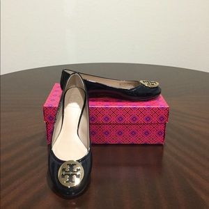 Tory Burch Navy Blue flats